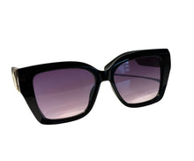 Load image into Gallery viewer, Women&#39;s taupe colored sunglasses with gold details
