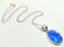 Load image into Gallery viewer, Blue opal necklace
