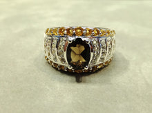 Load image into Gallery viewer, Smokey Quartz gemstone ring
