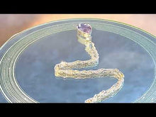 Load and play video in Gallery viewer, Sterling silver amethyst pendant necklace
