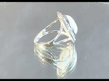 Load and play video in Gallery viewer, White moonstone gemstone in sterling silver

