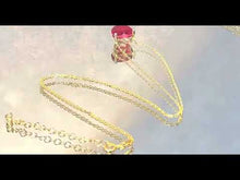 Load and play video in Gallery viewer, Red heart necklace
