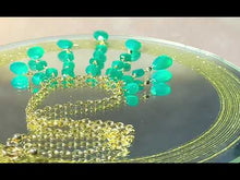 Load and play video in Gallery viewer, Golden green onyx gemstone necklace
