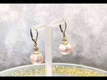 Load and play video in Gallery viewer, Video of pearl drop earrings
