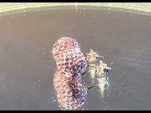 Load and play video in Gallery viewer, Crystal ball sparkle ball earrings

