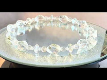 Load and play video in Gallery viewer, Rock Crystal quartz gemstone necklace
