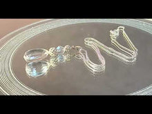 Load and play video in Gallery viewer, Rock crystal quartz necklace
