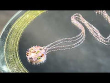 Load and play video in Gallery viewer, Crystal pendant necklace in gold
