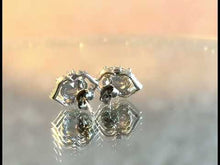Load and play video in Gallery viewer, mystic topaz gemstone stud earrings
