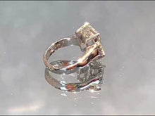 Load and play video in Gallery viewer, Oval Green Amethyst and Citrine Gemstone Ring
