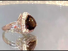 Load and play video in Gallery viewer, Video of smokey quartz ring
