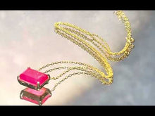 Load and play video in Gallery viewer, Video of Pink Paraiba tourmaline necklace
