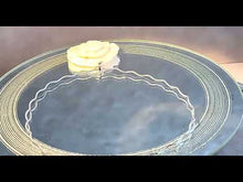 Load and play video in Gallery viewer, White mother of pearl flower pendant necklace in sterling silver
