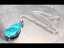 Load and play video in Gallery viewer, Turquoise pendant necklace
