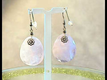 Load and play video in Gallery viewer, rose quartz gemstone earrings
