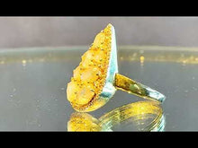 Load and play video in Gallery viewer, Golden Labradorite ring for ladies

