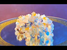 Load and play video in Gallery viewer, Woven gemstone cuff bracelet for women
