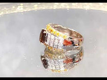 Load and play video in Gallery viewer, Smokey Quartz gemstone ring
