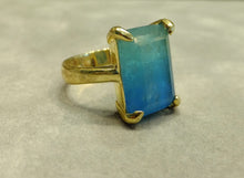 Load image into Gallery viewer, blue tourmaline ring
