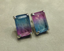 Load image into Gallery viewer, rainbow gemstone tourmaline earrings
