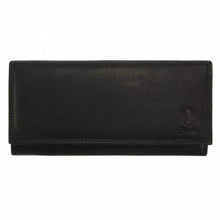 Load image into Gallery viewer, Black Italian leather wallet
