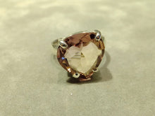 Load image into Gallery viewer, Heart shape Ametrine gemstone ring
