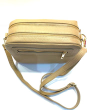 Load image into Gallery viewer, Beige leather crossover bag
