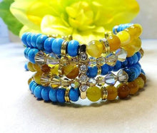 Load image into Gallery viewer, Turquoise gemstone bracelet

