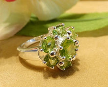 Load image into Gallery viewer, peridot gemstone ring
