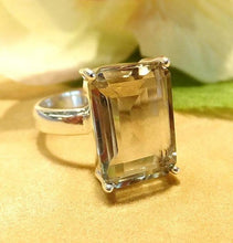 Load image into Gallery viewer, green amethyst ring
