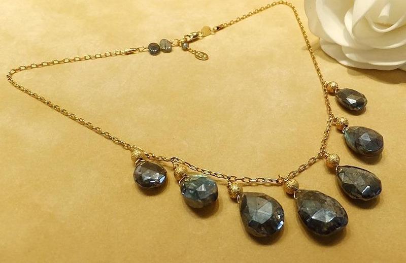 labradorite gemstone necklace