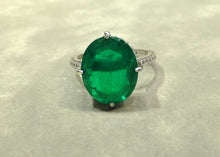 Load image into Gallery viewer, Green Paraiba Tourmaline ring
