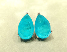 Load image into Gallery viewer, Neon Blue Paraiba Tourmaline earrings
