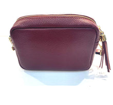 Load image into Gallery viewer, Back view of small leather bag
