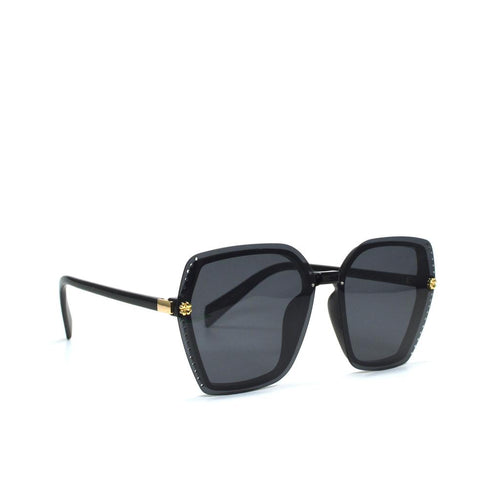 Black framed Sunglass with Black tinted lens