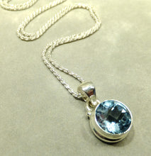 Load image into Gallery viewer, blue topaz necklace

