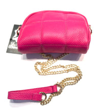 Load image into Gallery viewer, Hot Pink Small Italian leather handbag

