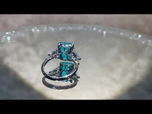 Load and play video in Gallery viewer, Video of Paraiba Tourmaline Ring
