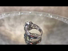 Load and play video in Gallery viewer, Green amethyst gemstone ring

