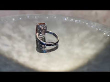 Load and play video in Gallery viewer, Morganite ring
