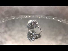 Load and play video in Gallery viewer, video of pearl and chalcedony ring
