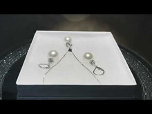 Load and play video in Gallery viewer, White pearl and sparkling ball jewelry gift sets in sterling silver
