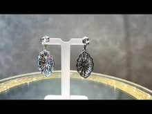 Load and play video in Gallery viewer, Yellow and White Diamond Earrings
