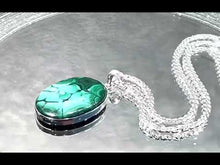 Load and play video in Gallery viewer, Video of green gemstone necklace 
