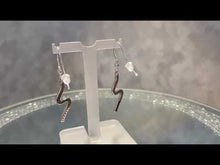 Load and play video in Gallery viewer, Video of sterling silver drop earrings
