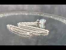 Load and play video in Gallery viewer, Video of Blue topaz necklace
