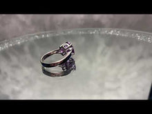 Load and play video in Gallery viewer, Video of Amethyst gemstone ring
