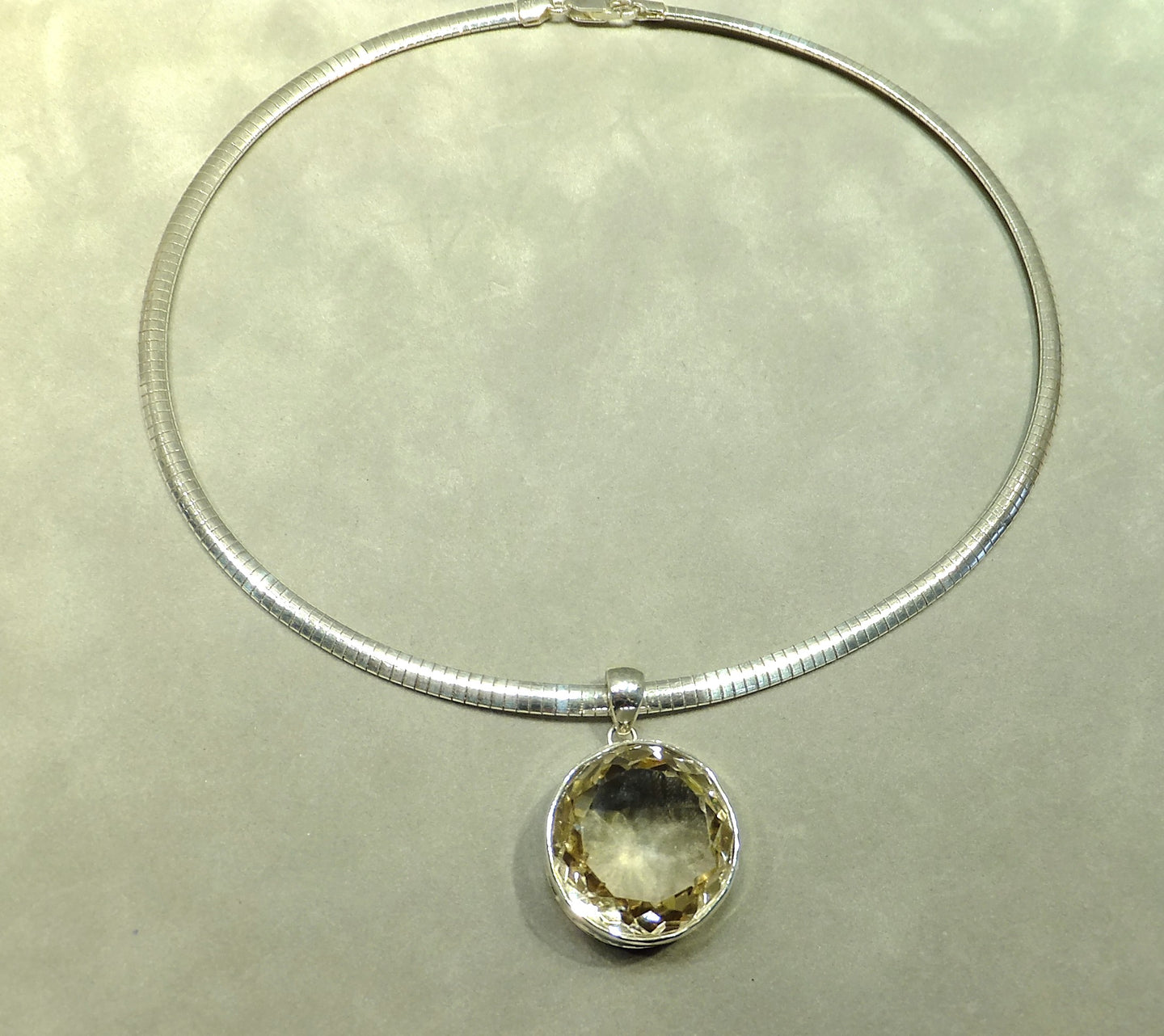 Smokey quartz gemstone necklace