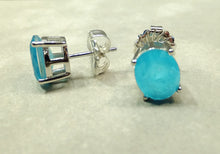 Load image into Gallery viewer, Paraiba Tourmaline gemstone earrings

