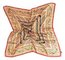 Load image into Gallery viewer, Paisley print large silk scarf in multi colors
